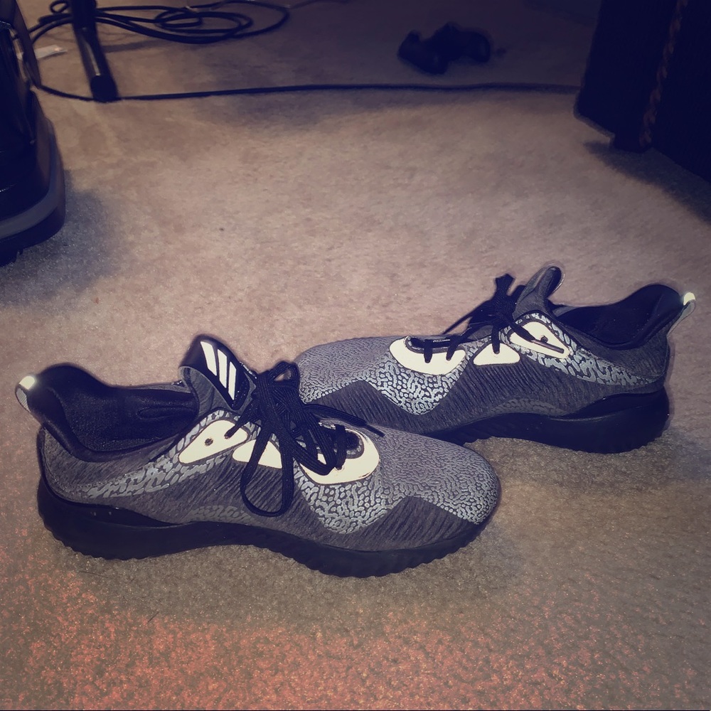 Adidas Alphabounce Black Reflect Shoes